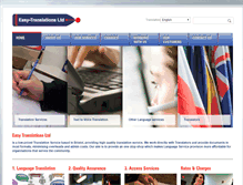 Tablet Screenshot of easy-translations.co.uk